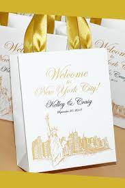 25 New York City Wedding Welcome Bags Destination Nyc Etsy Personalized Wedding Favor Bags Destination Wedding Gifts Destination Wedding Favors