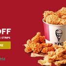 Happy New Wednesday Offer From Kfc Save 42 On 12 Pcs Boneless Strips 4 Dips Get This Super Saving Combo Offer At Rs 3 In 2020 Food Coupon Food Kfc Offers