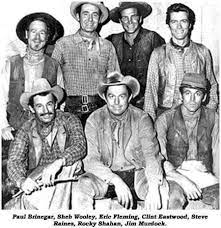 Cast Of Rawhide Which Was Filmed In And Around Tucumcari New Mexico In Early 1960 S Paul Brinegar Was From Tu Tv Westerns Western Movies Classic Television