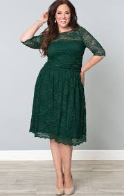 Elegant Plus Size Bridesmaid Dresses With Sleeves Brautjungfernkleid Armel Grune Spitzenkleider Kleid Spitze