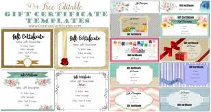 Free blank gift certificate templates for personal and business use. Free Custom Certificate Templates Instant Download