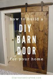 click through for the easiest and cheapest way to build a diy sliding barn door for your home free plans rustic barn door diy barn door plans diy sliding door