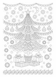 On The New Year A Christmas Tree In The Style Of Zentangle With Gifts Christmas Decorations Christmas Coloring Books Coloring Pages Christmas Coloring Pages