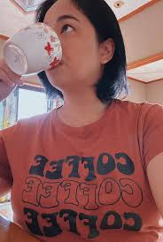 Greetings from Okinawa😊obviously my shirt says it all☕️