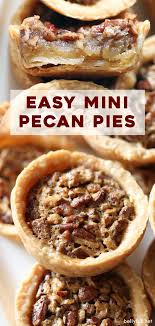 A tart is a baked dish consisting of a filling over a pastry base with an open top not covered with pastry. Mini Pecan Pies Belly Full