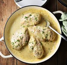 Cholesterol 85 mg 28 %. Chicken Breast In White Sauce Low Fat Everyday Healthy Recipes