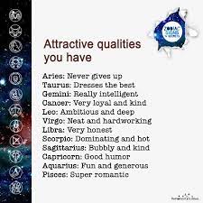 They're generous, loyal, and empathetic. Attractive Qualities Signs Have
