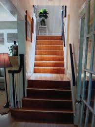 Wrap Around Handrail And Balusters Stairs Staircase Handrail House Design