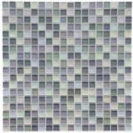 A brick pattern on a 12 in. Palisandro Mini Brick Polished Marble Mosaic Tile Smot Pali Mb10mm