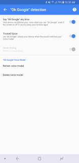 But those are still days out. Google Maps Settings Ok Google Detection While Driving Grayed Out Album On Imgur