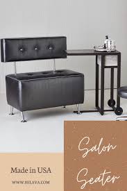 Salon Seater Is A Versatile Seating In Any Salon Waiting Room Furniture Waiting Area Lounge Seating