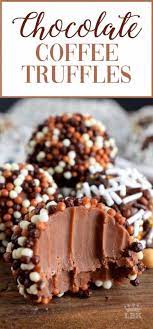 Coffee Chocolate Truffles Desserts Truffle Recipe Easy Espresso Dessert