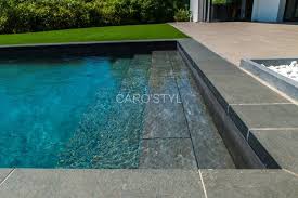 Tendance De Carrelage En Pierre De Lave Noire Pour L Exterieur Sainte Maxime By Caro Styl