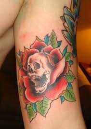 Check out our skull rose tattoo selection for the very best in unique or custom, handmade pieces from our shops. Custom Skull And Rose Tattoo By W1d0wm4k3r On Deviantart