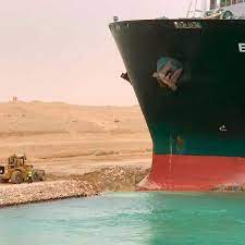 Efforts to move the container ship stuck in the suez canal resumed march 25, but specialists working to free the ever. 5 8ib1 Lciu51m