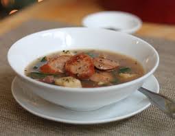 Christmas Sausage And Kale Soup Recipe Alton Brown Recipe Alton Brown Christmas Soup Christmas Soup Recipes