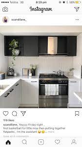 Small U Shape Kitchen Love The Black And White Dream House In Small U Shaped Kitchens Kitchen Design Small Kitchen Remodel Small