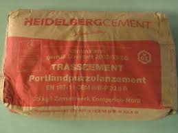 Trasszement Trass Zement Puzzolanzement 25kg 1 Palette Ebay