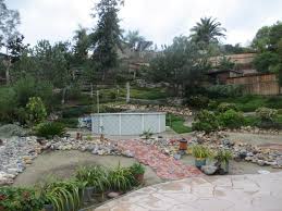 Besides being unsightly, an improperly installed pool is unstable. Perfect Backyard Multi Level Tier For Uphill Yard Above Ground Pool In The Center Above Ground Pool In Ground Pools Outdoor