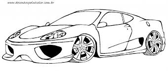 Desenho de carro para pintar desenho de fusca personalizado. Desenhos De Ferrari Para Colorir Carros Para Imprimir E Pintar Online