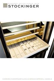 Bespoke Interior Design For Your Jewelry Stockinger Chimera Champagne Gold As Secure As Your Bank Yet Far More Beautiful Www Stoc Luxus Einbruch Tresor