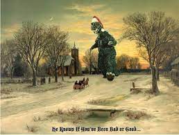 Merry Christmas From Godzilla Unique Christmas Cards Japanese Monster Movies Paper City