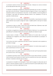 Le narrateur relate les ce qui diffère c'est la manière et le temps. Resume Chapitre Par Chapitre Alloschool