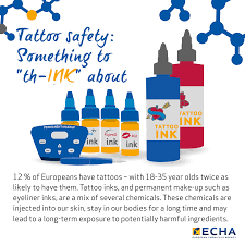So always check the ingredient of tattoo ink and it must be made from organic compound that is safe for your skin. European Chemicals Agency Echa On Twitter Tattoo Inks Are Getting Safer To Protect You From Chronic Allergic Reactions And Other Adverse Effects More Than 4 000 Dangerous Chemicals In Tattoo