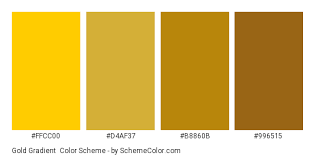 Cmyk looks fine but i'm getting poor results with pms. Gold Gradient Color Scheme Brown Schemecolor Com