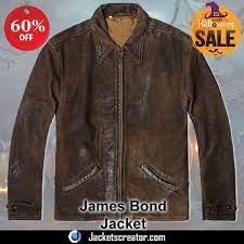 Vintage Brown James Bond Skyfall Leather Jacket Jackets Creator Leather Jacket Jackets Vintage Leather Jacket