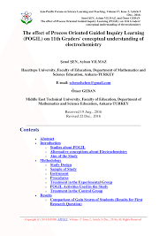 Types of chemical reactions pogil answers. Pdf The Effect Of Process Oriented Guided Inquiry Learning Pogil On 11th Graders Conceptual Understanding Of Electrochemistry
