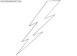 How To Draw A Lightning Bolt Easy Lightning Bolt Lightning How To Draw Lightning