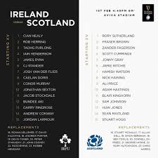 Guinness Six Nations On Instagram Ireland V Scotland Is Up Next In The Guinesssixnations This How The Teams Will Line In 2020 Six Nations Guinness Guinness Ireland