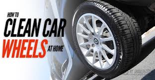 The fine grain scrubber or sponge is slightly abrasive, which will clean the grime off the aluminum rims. How To Clean Car Wheels At Home Homemade Wheel Cleaner My Small Garage