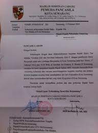 Membuat nomor, perihal, tempat tanggal dan tujuan pembuatan surat kamu bisa melihat bagian ini pada contoh surat undangan dibawah. Allan Akbar Auf Twitter Jahanam Rt Radiobuku Agendabuku Ini Surat Pemuda Pancasila Yg Minta Diskusi Buku Tan Malaka Dibatalkan Di Semarang Http T Co Enfs2wfpoy