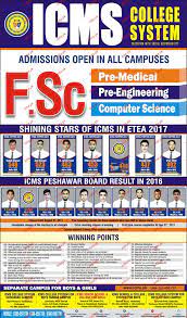 Maybe you would like to learn more about one of these? Icms College System Admission In Fsc 2021 Private Admissions College Other Peshawar Nwfp Pakistan Jobz Pk