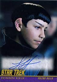 Star Trek Beyond Classic Autograph Card Lorenzo James Henrie as Vulcan  Bully at Amazon's Entertainment Collectibles Store