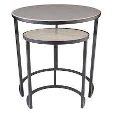 Kingsman Nesting Accent Table Set Of 2 Nesting Accent Tables Side Table Nesting Tables