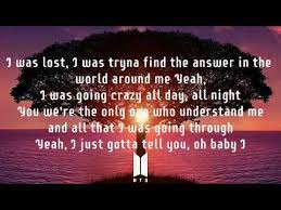 I was there for you but then i lost my mind. Bts Make It Right Ft Lauv Romanized Lyrics Youtube
