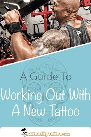 What precautions should be taken after making tattoo? Working Out With A New Tattoo Is Incredibly Risky Take A Look At Our Hints Tips To Ensure You Know What To Do T Tattoo Aftercare Tips Workout Healing Tattoo