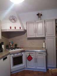 Cuisine Integree En Chene Massif Relookee A Mallemort Finition Patine Et Relooking De Meuble A Aix En Provence Les Finitions De Provence