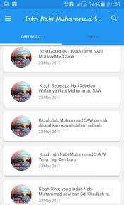 Memberi nama anak perempuan dari nama istri para nabi yang salihah akan menjadi doa bagi si kecil. Nama Nama Istri Nabi Muhammad For Android Apk Download