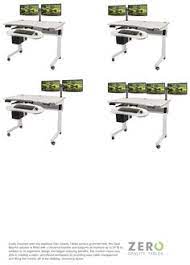 During your life, your body shrinks naturally, caused by gravity. 7 Zero Gravity Tables Dual Monitor Bar Ideas Monitor Mount Adjustable Height Standing Desk Zero Gravity