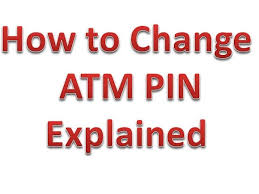 Put the paper/card on a security box. Change Atm Pin Youtube