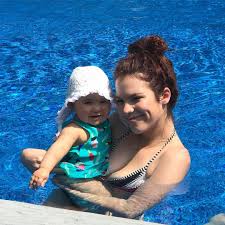 Lilly Bennett On Instagram Another Fourth Of July Pic Because Me And My Chubs Loved The Pool Fourth Of July Little Baby Girl Pics