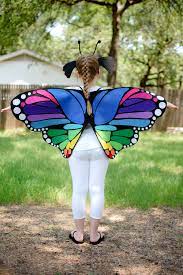 Beautiful Rainbow Butterfly Wings Butterfly Wings Costume Butterfly Costume Kids Diy Butterfly Costume
