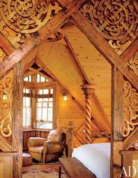 Magnificent Viking House Art Nouveau Bedroom Lodge Interior Design