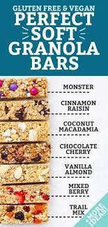 The Perfect Soft Granola Bars Gluten Free Vegan Friendly Recipe Granola Bar Recipe Healthy Granola Recipe Bars Healthy Snack Bars