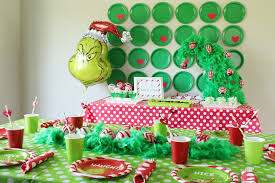 Grinch Party Ideas Christmas Birthday Party Kids Christmas Party Grinch Party