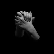 By mus_graphic_ in 3d object. Hd Wallpaper Person Black And White Hand Prayer Black Background Studio Shot Wallpaper Flare